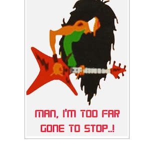 Guitarist Art Picture Print Gift- Rock Guitar Printable Wall Art-Rock Musician gift Print- Metal Guitarist Wall Decor-Musician Guitar Print-
