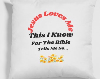 Jesus Gift- Cushion Cover gift, Suare scatter cushion cover-Great as a  Sofa Or Couch Cream Cushion Cover-Living Room- any Room In Your Home