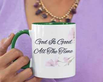 God Is Good Gift Mug-Religious Gift- -Christain svg Mug Gift-christain birthday gift Mug-spirituality and religion gifts-Gods peace present