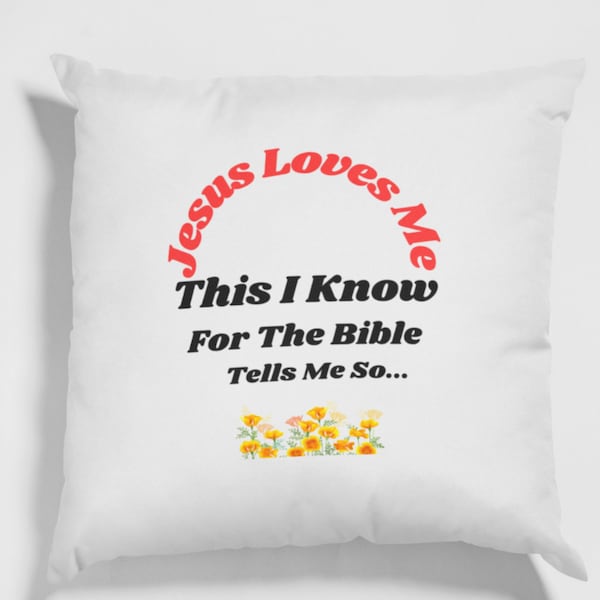Jesus Gift- Cushion Cover gift, Suare scatter cushion cover-Great as a  Sofa Or Couch Cream Cushion Cover-Living Room- any Room In Your Home