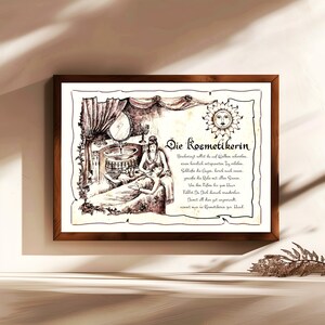 Estetista, regalo, dipinto a mano, personalizzabile, quadro professionale con poesia, regalo personale, regalo di compleanno, regalo di Natale