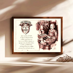 Idraulico, regalo, dipinto a mano, personalizzabile, quadro professionale con poesia, regalo personale, regalo di compleanno, regalo di Natale
