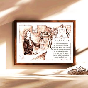 Avvocato, idea regalo, dipinto a mano, personalizzabile, quadro professionale con poesia, regalo personale, regalo di compleanno, regalo di Natale