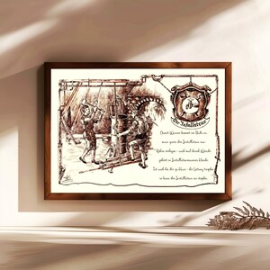 Idraulico, regalo, dipinto a mano, personalizzabile, quadro professionale con poesia, regalo personale, regalo di compleanno, regalo di Natale