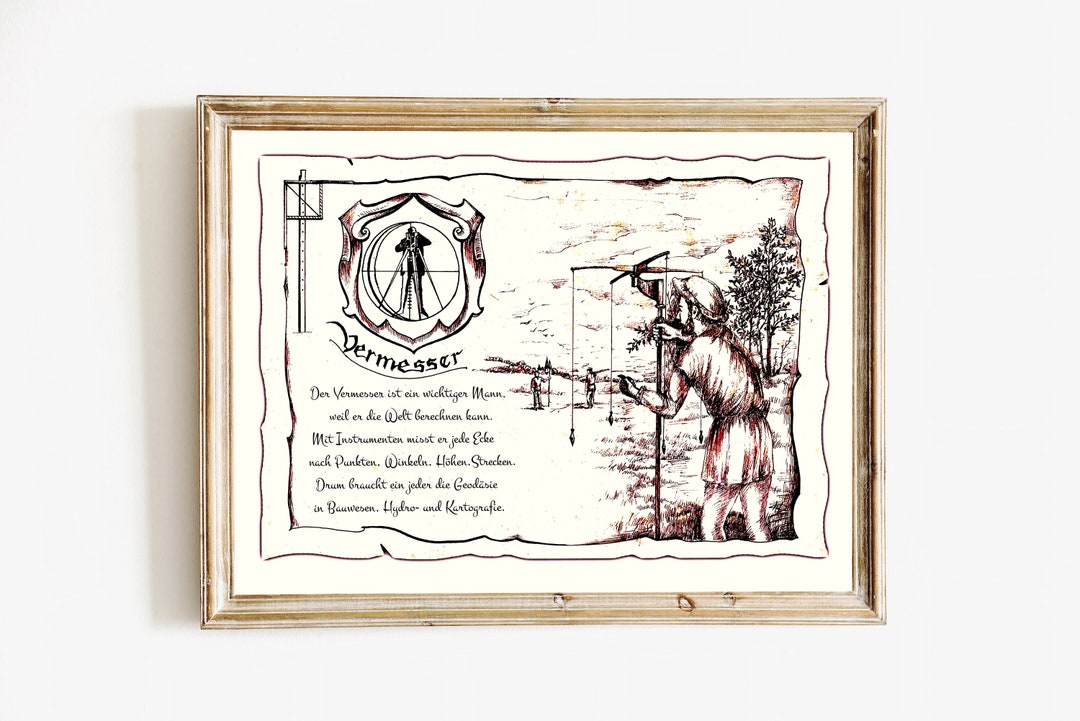 SURVEYOR Gift Idea Surveyor Hand Painted Job Profile Surveyor Personal