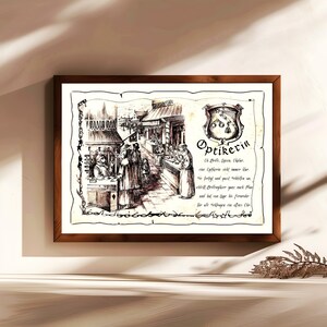Ottico, regalo, dipinto a mano, personalizzabile, quadro professionale con poesia, regalo personale, regalo di compleanno, regalo di Natale