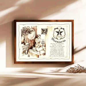 Massaggiatrice, regalo, dipinto a mano, personalizzabile, quadro professionale con poesia, regalo personale, regalo di compleanno, regalo di Natale