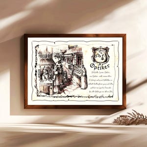 Ottico, regalo, dipinto a mano, personalizzabile, quadro professionale con poesia, regalo personale, regalo di compleanno, regalo di Natale