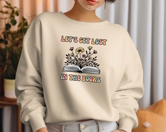 Sudadera de libro, sudadera de lectura divertida, librero, regalos de bibliotecario, lindas camisetas gráficas de tendencia ahora, camisa de lectura para mujeres, suéter de libros