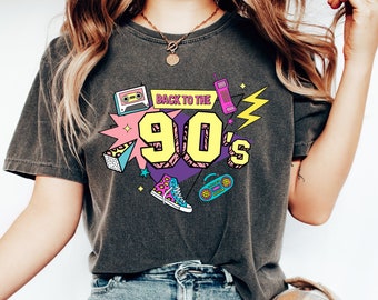 Camiseta de los 90, camiseta "Llévame de vuelta a los 90", camisetas retro de viejos días divertidos, camiseta retro de 1990, camiseta retro de 1990, días viejos pero dorados, camiseta de chicas de los 90