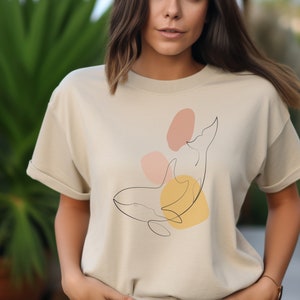 Minimalist orca sweatshirt, cute orca sweatshirt, orca lover shirt,orca t-shirt, animal lover shirt,Shirts for women, gift for animal lovers