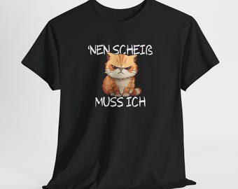 Funny Cat T-Shirt, Grumpy Cat Design with Cheeky Saying | Perfect gift for cat lovers and fans of sarcasm