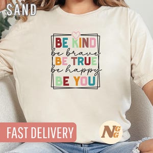 Mental Health T-Shirt, Be Kind Tee, Positive Thinking Apparel, Self-Love Shirt, Gift for Friends, Mindfulness Clothing