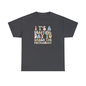 Camiseta feminista, camiseta "Aplastar el patriarcado", camiseta feminista, camiseta de los derechos fundamentales de las mujeres, camiseta de los derechos de las mujeres, camiseta de los derechos de las mujeres imagen 5