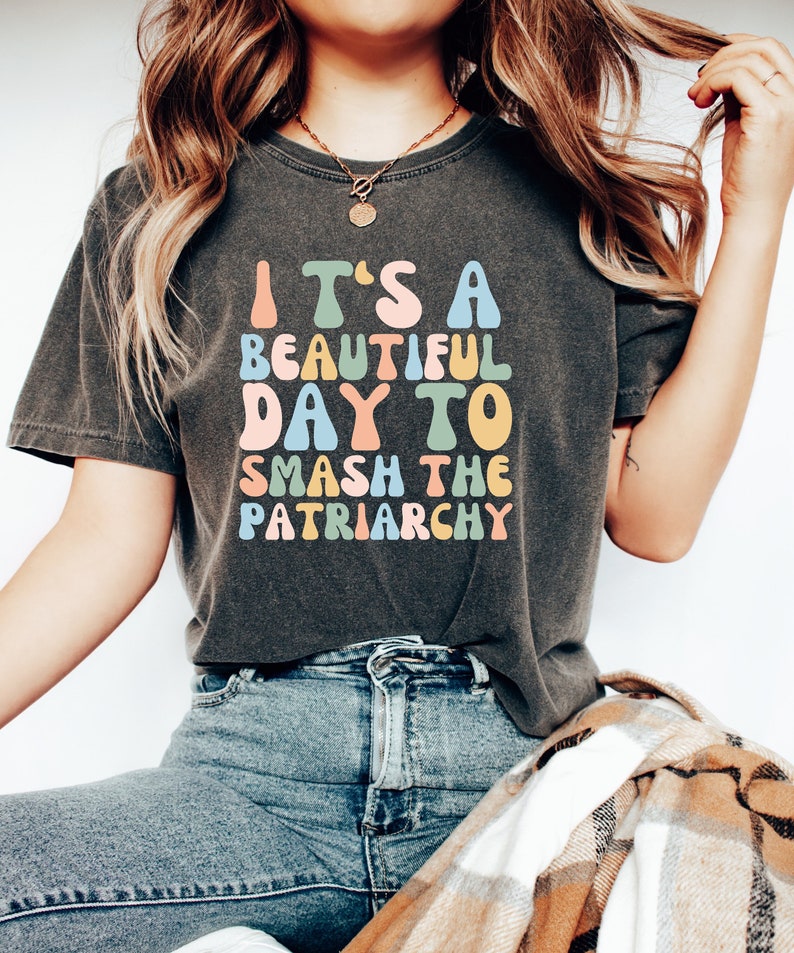 Camiseta feminista, camiseta "Aplastar el patriarcado", camiseta feminista, camiseta de los derechos fundamentales de las mujeres, camiseta de los derechos de las mujeres, camiseta de los derechos de las mujeres imagen 1