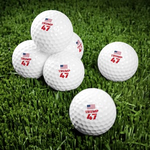 Trump, Triumph, 47 TRUMP, Golf Balls, 6pcs