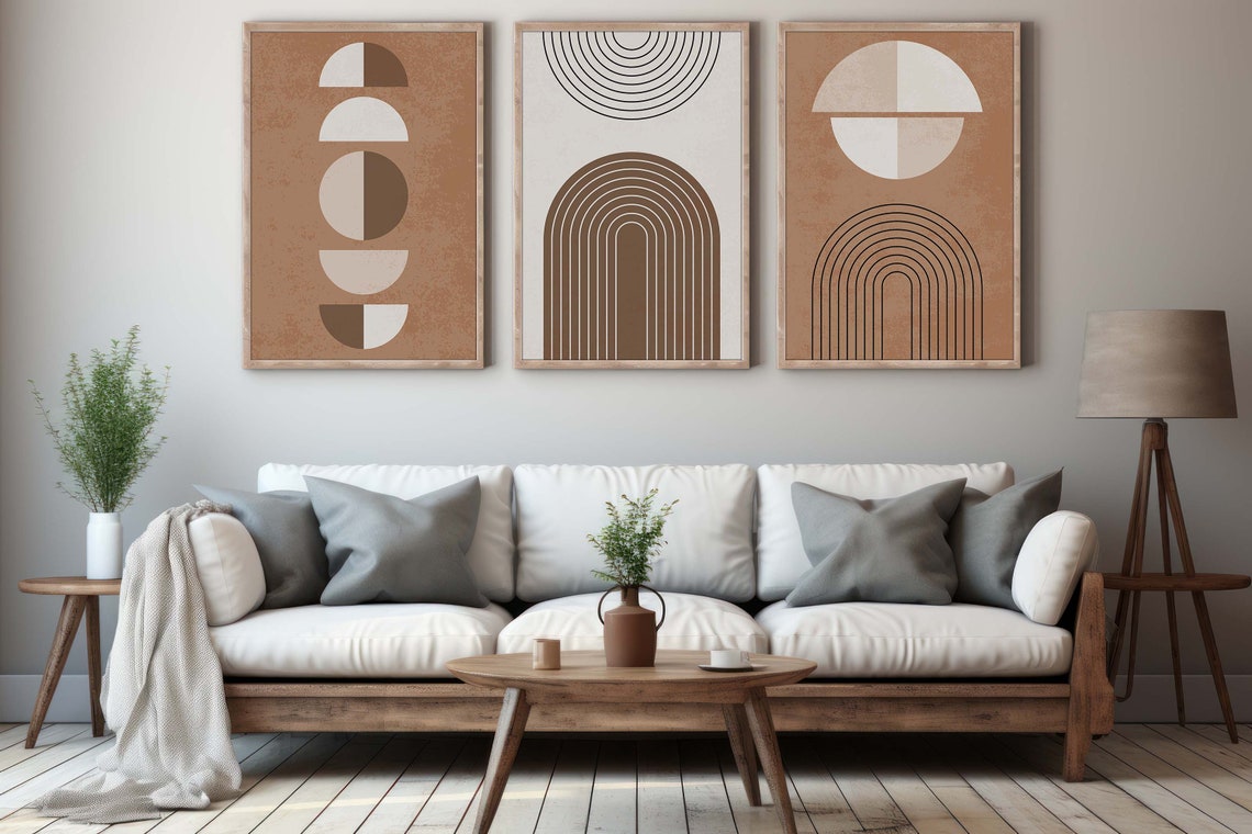 3 Piece Wall Art, Printable Boho Wall Art Decor, Art Prints Digital ...