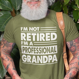Mens Retirement T-shirt Funny Grandpa Shirt Grandpa Retirement T Shirt Retirement Gifts Retired Grandpa Shirt Retirement Party Tee For Him