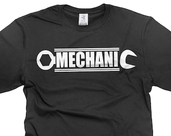 Mens Mechanic T-shirt Mechanic Gifts Father's Day Shirts Mechanic Birthday Christmas Gifts Shirt For Men Handyman Gifts