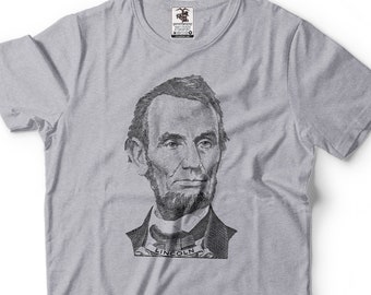 Abraham Lincoln USA Patriotic T-Shirt: 4th Of July Independence Day Tee