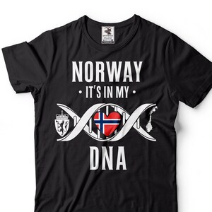 Norwegen DNA T-Shirt: Vaterländisches Geschenk