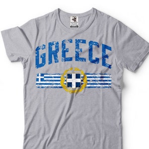 Greece Shirt Greece National Flag Tee Greek Patriotic Gifts Greek Mens Womens Unisex Shirt Greece Logo Shirt Greek Birthday Shirt