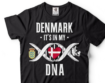 Danmarks flagga T-shirt: Patriotisk dansk gåva