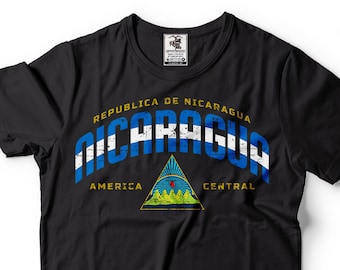 ニカラグア国旗Tシャツ：愛国心あふれるユニセックスTシャツ