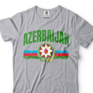 Azerbaijan Logo Shirt Azerbaijan Patriotic Country Logo Shirt Azerbaijan Gifts Azerbaijan Gift Ideas Mens Womens Azerbaijan Shirt