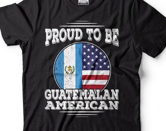 Guatemalan American Flag T-Shirt: Patriotic Pride Tee