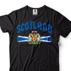 Scotland Unisex Shirt Scotland Patriotic Country Logo Flag Shirt Scotland Text Tee Scottish Patriotic Shirt Scottish Gifts For Him Her