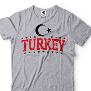Mens Turkey Patriotic Shirt Turkish Shirt Turkey Country Logo Symbol Shirts Turkey Unisex Tee Turkish Gift Ideas Turkey National Tee