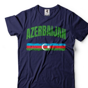 Mens Azerbaijan Flag Tshirt Azerbaijan Patriotic Shirt Azerbaijan National Flag Tee Shirt Azerbaijan Gifts Azerbaijan Birthday Christmas Tee