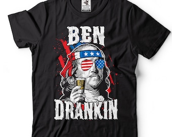 Ben Drankin Shirt: Funny 4th of July USA President Tee