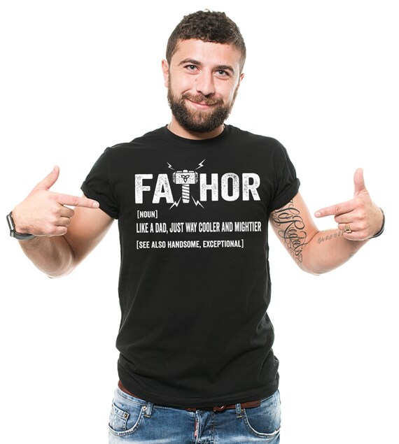 Fa-Thor Like Dad Just Cooler Papa T Shirts From Sons Fa-Thor Like Dad Just Cooler Papa T Shirts From Sons