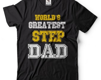 Camiseta del mejor padrastro del mundo, camiseta de papá extra, camiseta de regalo del Día del Padre, camiseta de padrastro, camiseta de cumpleaños de padrastro para hombres, regalos para padrastros