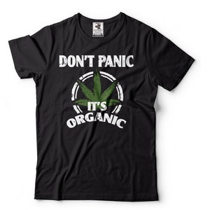 Camiseta Don't Panic It's Organic: Divertida camiseta para fumetas