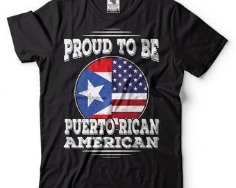 Puerto Rican American Flag Shirt: Patriotic Pride Tee