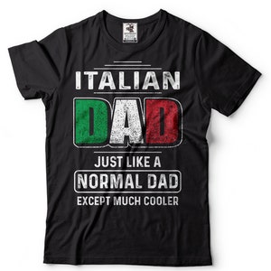 Herren italienisches Hemd italienisches Vati-T-Shirt Vatertags-Geschenk italienische Hemden Italien-Flaggen-T-Stück Vati-patriotisches Hemd