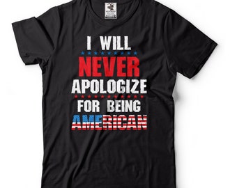 Patriotic American USA Flag T-Shirt: 4th of July Gift