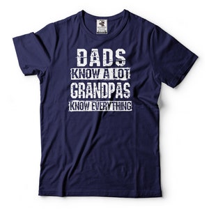 Mens lustiges Opa T-Shirt Vatis wissen viel Opas wissen alles T-Shirt Vatertag Opa T-Shirt Opa Shirts Großvater Geschenk