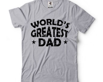 T-shirt papa pour homme La plus belle chemise pour papa du monde T-shirt papa pour la fête des pères T-shirt d'anniversaire pour papa Meilleurs cadeaux pour papa Cadeaux pour la fête des pères pour lui papa papa