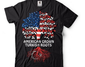 American Turkish Flag Shirt: Patriotic Turkey Pride Tee