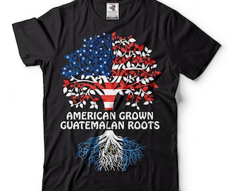 Guatemala Flag Shirt: American Grown with Guatemalan Roots