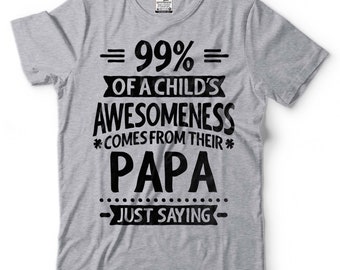 Mens Papa T-shirt Papa Shirts Father's Day Papa Tshirt Papa Gifts Funny Saying Tshirt New Papa Shirt Fathers Day Shirt For Papa Grandpa