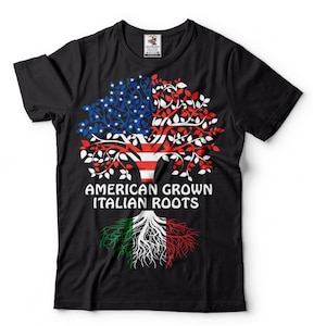 American Grown Italian Roots Shirt Italian American Gifts Italy Flag Shirt Italy Usa Shirt Italian Gifts Italy Patriotic Shirts For Him Her
