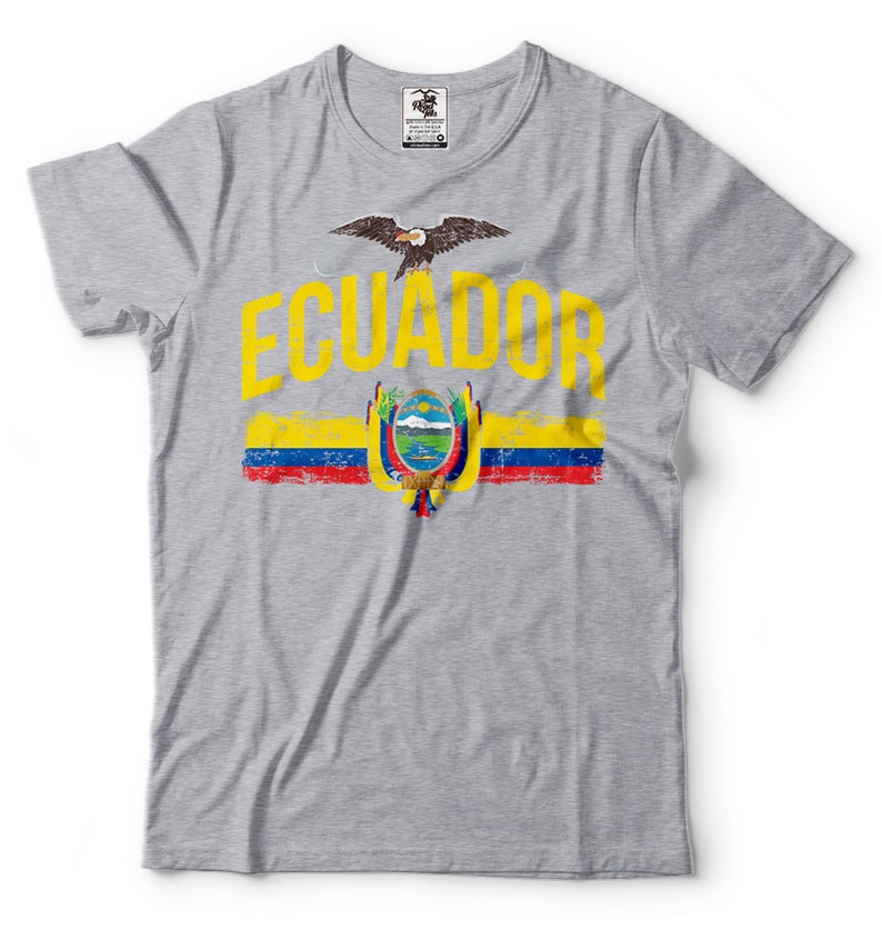 Camiseta con la bandera de Ecuador: Camiseta unisex patriótica ...