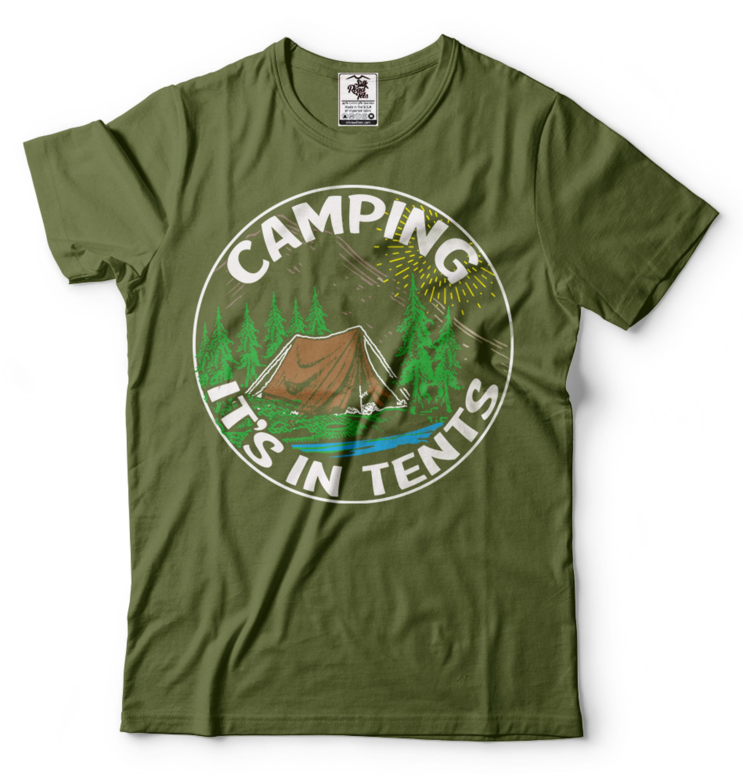 Camping Tent Pun T-shirt: 