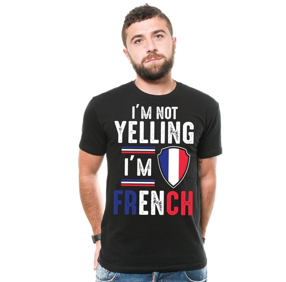トップス SQUARE FRENCH SHIRT ENFOLD Funny French Person T-shirt: France Flag Novelty Tee - Etsy