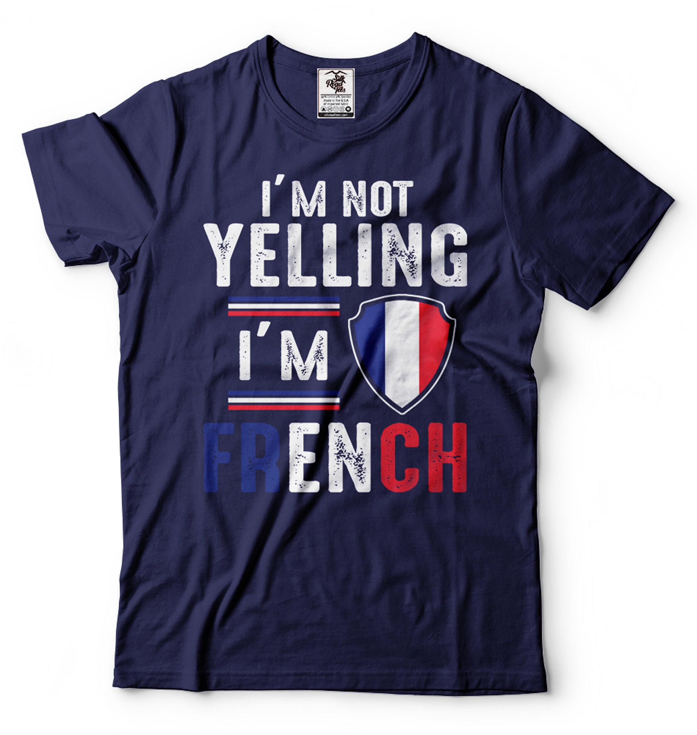Funny French Person T-shirt: France Flag Novelty Tee - Etsy